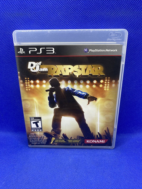 Def Jam Rapstar (Sony PlayStation 3, 2010) PS3 CIB Complete - Tested!