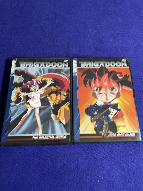 Brigadoon Vol. 3 + 4: Hope Amid Chaos, Celestial World (DVD 2003) Region 1 Anime