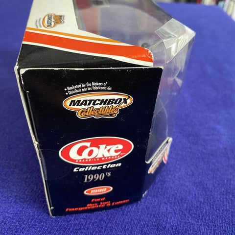 NEW! Matchbox Collectibles Coca Cola Coke 1998 Ford Box Van 1/64 w/ Drugstore