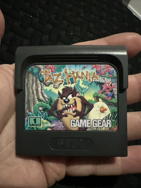 Taz-Mania (Sega Game Gear, 1992) Authentic Cartridge Only - Tested!