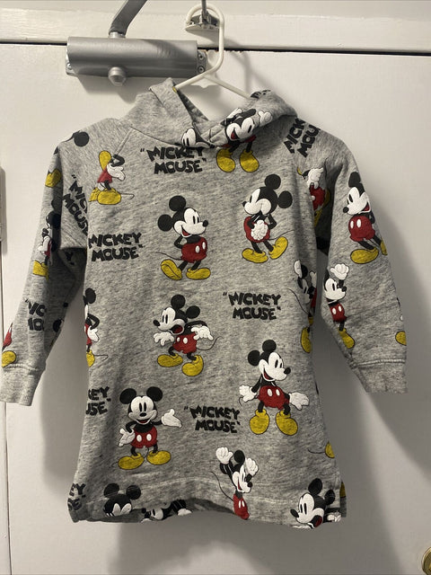 Authentic Disney Zara Girls Size 9 Mickey Mouse Hoodie Sweater - Official GUC