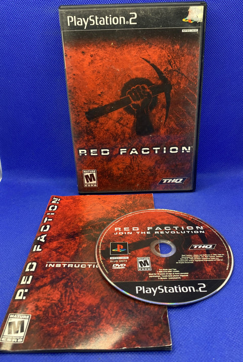 Red Faction - Black Label (Sony PlayStation 2, 2002) PS2 CIB Complete - Tested!