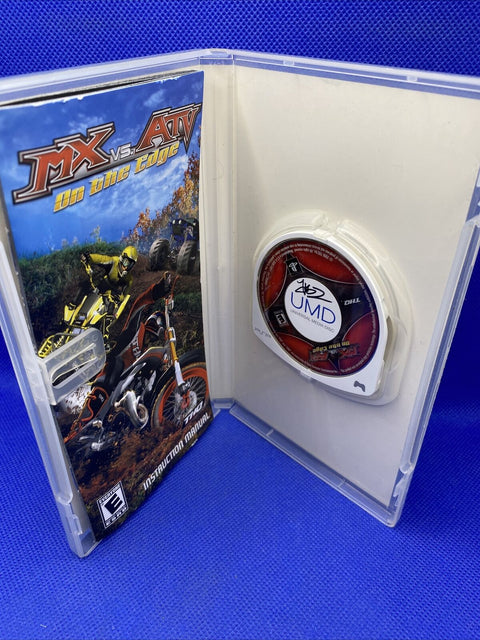 MX vs. ATV Unleashed On the Edge (Sony PSP) CIB Complete, Tested!