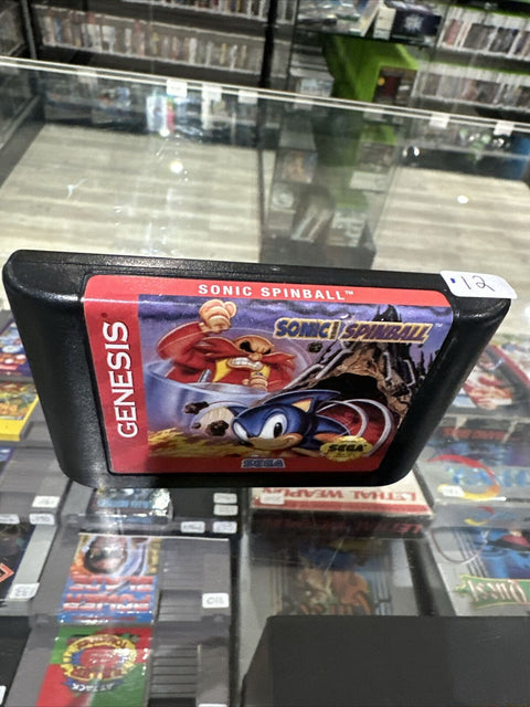 Sonic Spinball (Sega Genesis, 1993) Authentic Tested!