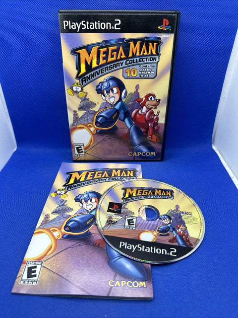 Mega Man Anniversary Collection (Sony PlayStation 2) PS2 CIB Complete Tested!