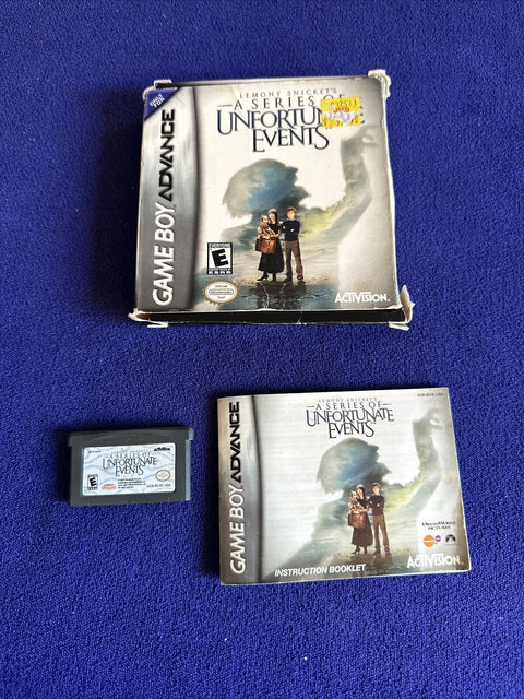 A Series of Unfortunate Events (Nintendo Game Boy Advance, GBA) Complete In Box