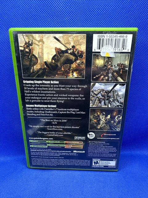 Painkiller: Hell Wars (Microsoft Original OG Xbox, 2006) CIB Complete - Tested!