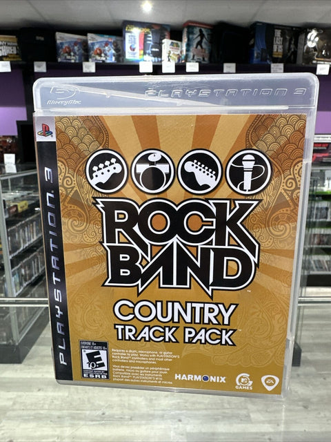 Rock Band Country Track Pack PS3 (Playstation 3) CIB Complete Tested!