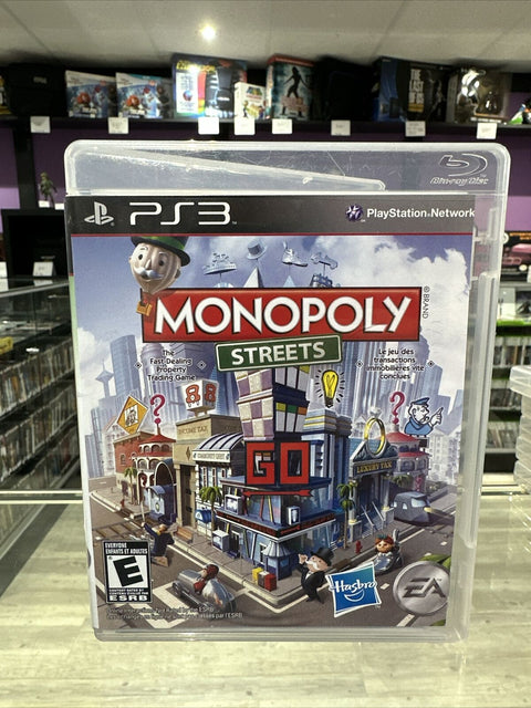 Monopoly Streets (Sony PlayStation 3, 2010) PS3 Complete Tested *Artwork Damage*