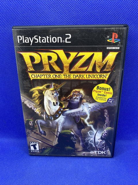 PRYZM Chapter One: The Dark Unicorn w/ Comic (Sony PlayStation 2) PS2 Complete