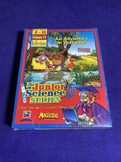 NEW! The Junior Science Series MagiKids - Vintage Big Box PC Game - Sealed