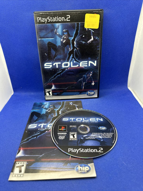 Stolen (Sony PlayStation 2, 2005) PS2 CIB Complete - Tested!