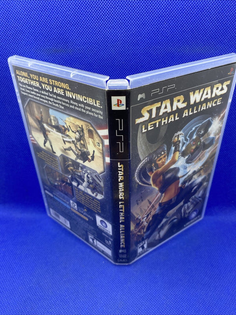 Star Wars: Lethal Alliance (Sony PSP, 2006) Case + Manual Only - NO GAME!