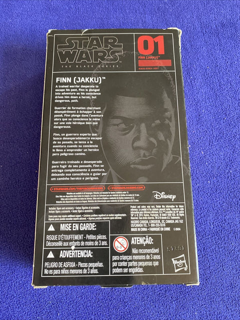 NEW! Star Wars Ep. VII Force Awakens Black Series 6" Finn (Jakku) Hasbro