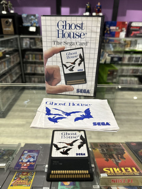 Ghost House The Sega Card (Sega Master System, 1986) SMS Complete Tested!