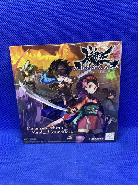 Soundtrack Muramasa Rebirth Abridged - Brand New Factory Sealed!