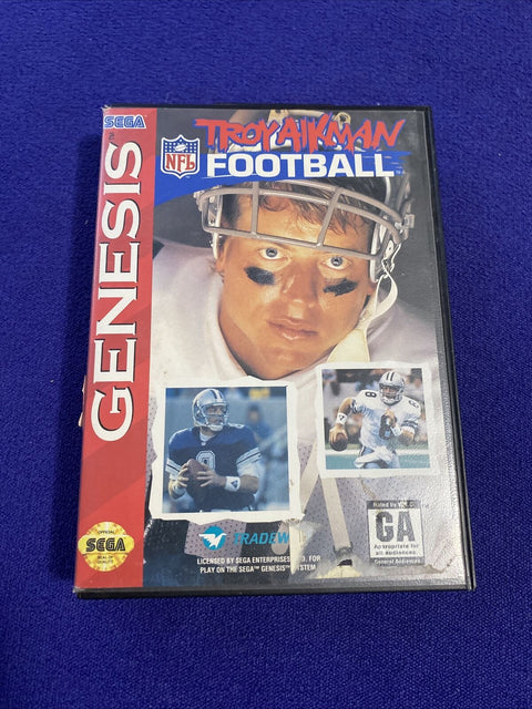 Huge Lot of 6 NFL Football Madden Games for Sega Genesis - Boxed + Tested