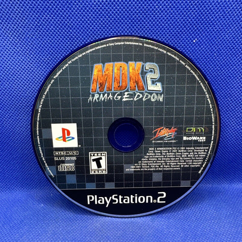 MDK 2: Armageddon (Sony PlayStation 2, 2001) PS2 Disc Only - Tested!