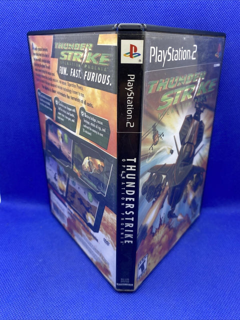 ThunderStrike: Operation Phoenix (Sony PlayStation 2, 2001) PS2 Complete Tested!