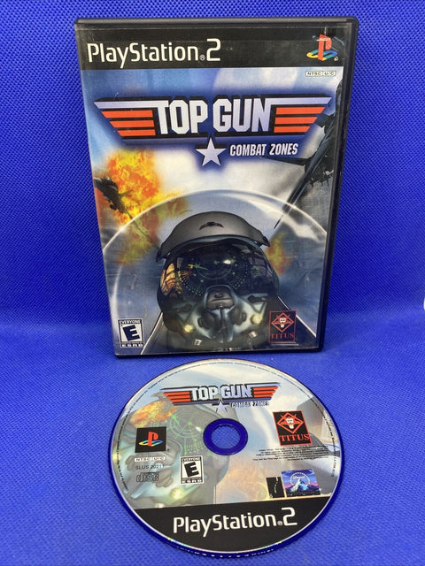 Top Gun Combat Zones (Sony Playstation 2, 2001) PS2 Tested!