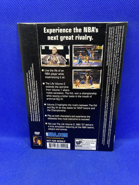 NBA 07 Featuring the Life Vol. 2 - Demo Disc (Sony PlayStation 2, PS2) Tested!