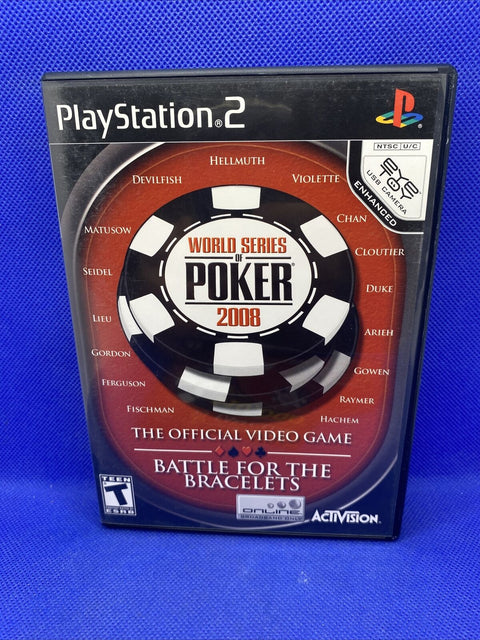 World Series of Poker 2008 Battle for the Bracelets (PlayStation 2 PS2) Complete