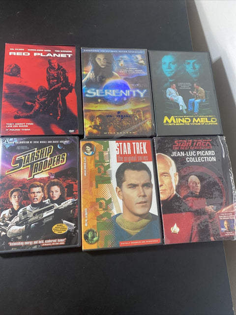 HUGE Sci-Fi DVD Lot Bundle - 45 Discs - Star Trek, Stargate, Aliens, UFO + More!