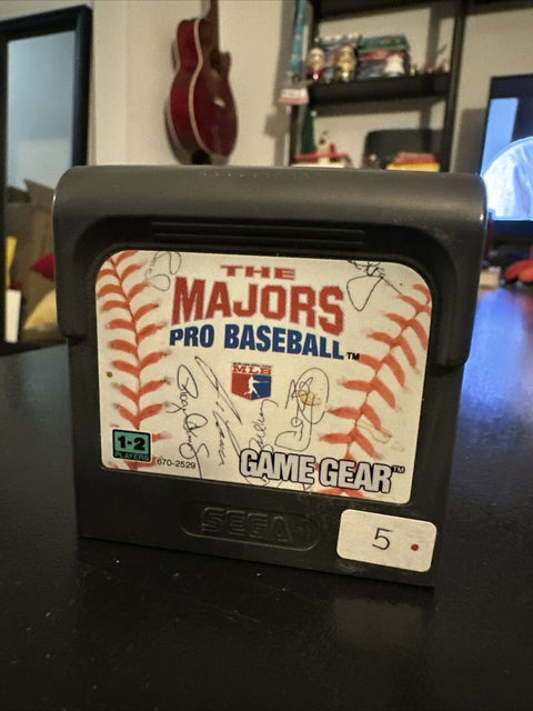 Majors: Pro Baseball (Sega Game Gear, 1992) Authentic GG Tested!