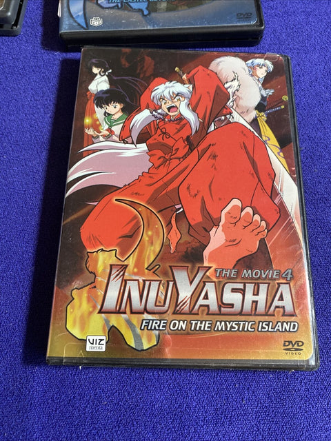 Inuyasha The Movie DVD Lot 1-4 - Region 1 Anime 1 2 3 4