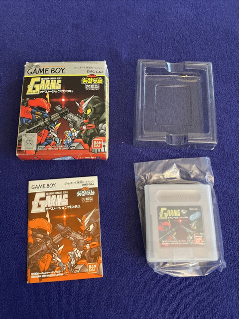 G-Arms Operation Gundam (Nintendo Game Boy GB) Japan Import Complete CIB NTSC-J