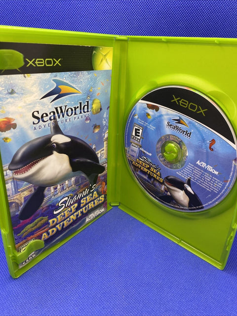 SeaWorld: Shamu's Deep Sea Adventures (Microsoft Original Xbox, 2005) Complete