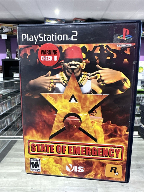 State of Emergency (Sony PlayStation 2, 2003) PS2 CIB Complete Tested