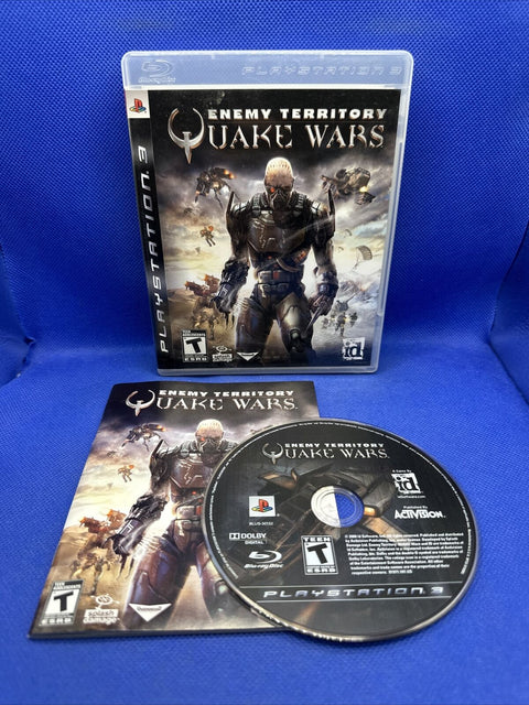 Enemy Territory Quake Wars (Sony PlayStation 3 PS3 2008) CIB Complete Tested!