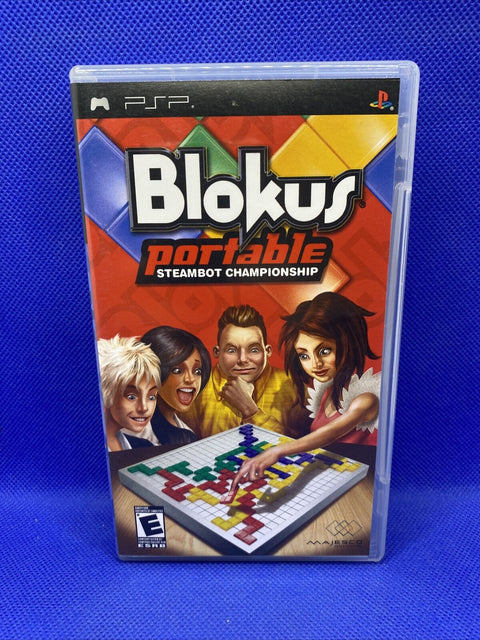 Blokus Portable: Steambot Championship (Sony PSP, 2008) CIB Complete, Tested!