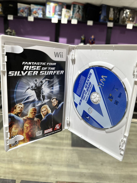 Fantastic 4: Rise of the Silver Surfer (Nintendo Wii, 2007) CIB Complete Tested!