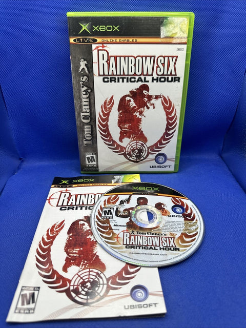 Tom Clancy's Rainbow Six Critical Hour (Microsoft Original Xbox) Complete Tested