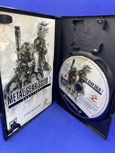 Metal Gear Solid 2 Substance (PlayStation 2, PS2) CIB Complete - Tested!