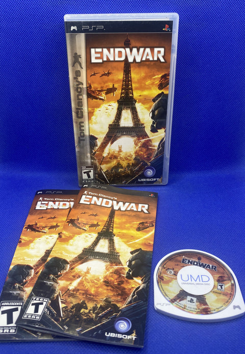 Tom Clancy's EndWar (Sony PSP, 2008) CIB Complete, Tested!