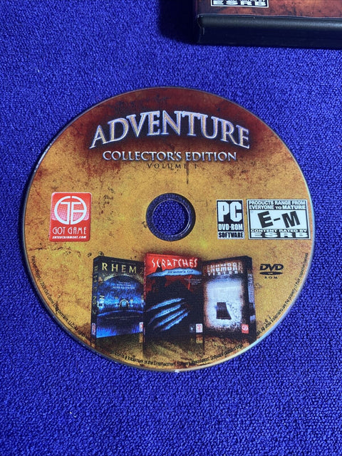 Adventure Collector's Edition (Horror PC Game Lot) Scratches, RHEM 2, Penumbra