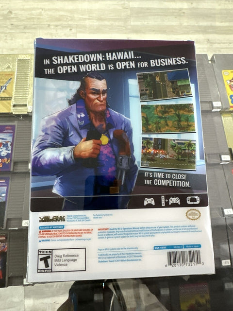 NEW! Shakedown Hawaii Special Nintendo Wii U 2019 - Factory Sealed!