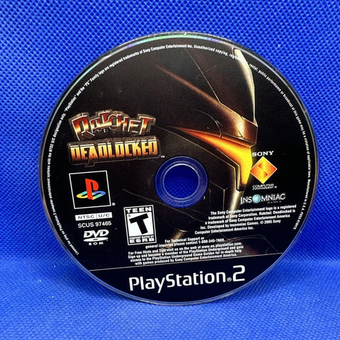 Ratchet: Deadlocked (Sony PlayStation 2, 2005) PS2 Disc Only - Tested!