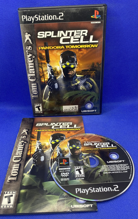 Tom Clancy's Splinter Cell: Pandora Tomorrow (Sony PlayStation 2, PS2) Complete