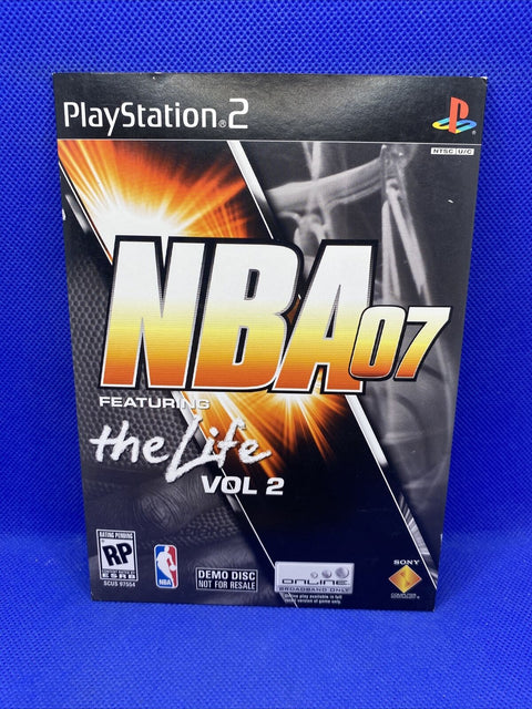 NBA 07 Featuring the Life Vol. 2 - Demo Disc (Sony PlayStation 2, PS2) Tested!