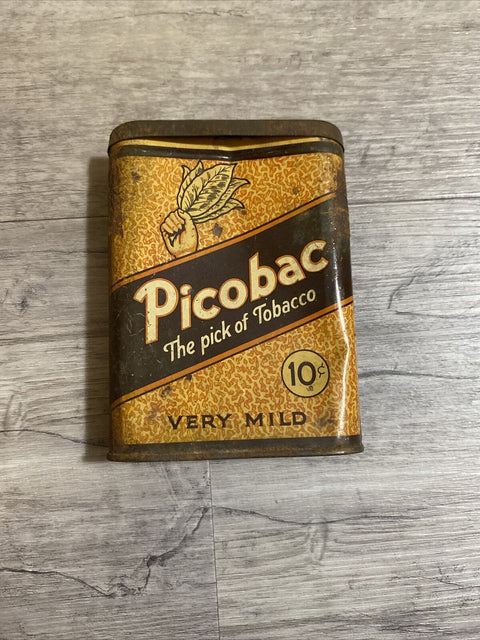 Vintage Tin Lot of 4 - Picobac Very Mild, Half and Half, Gold Flake + More