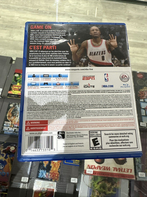 NBA Live 15 (PLAYSTATION 4) PS4 Tested!