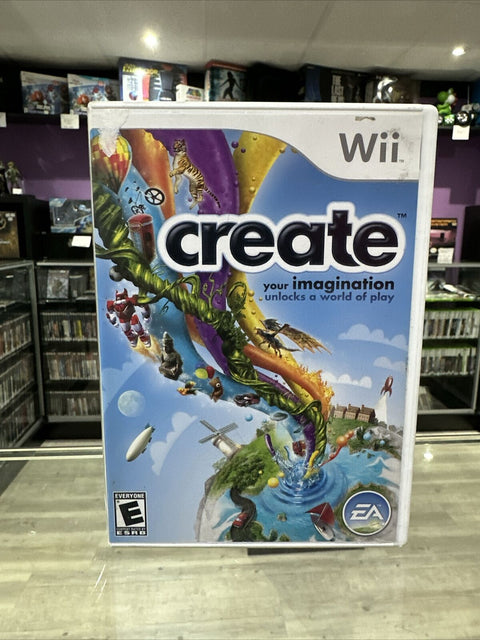 Create (Nintendo Wii, 2010) CIB Complete Tested!