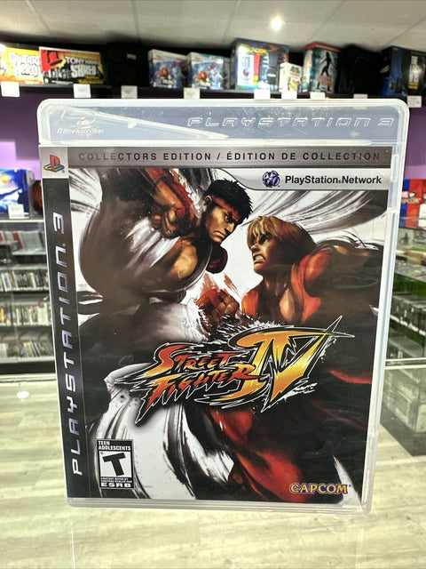 Street Fighter IV Collector’s (Sony PlayStation 3, 2009) PS3 CIB Complete Tested