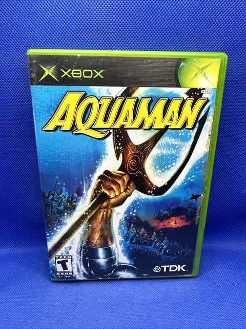 Aquaman: Battle for Atlantis (Microsoft Original Xbox) CIB Complete - Tested!