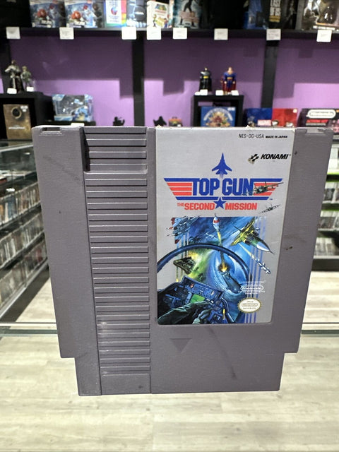 Top Gun Second Mission (Nintendo NES, 1987) Authentic Cartridge Only - Tested!