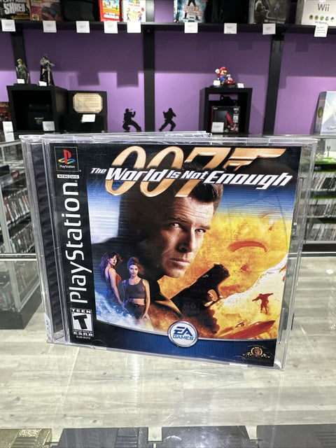 World Is Not Enough (Sony PlayStation 1, 2000) PS1 CIB Complete Tested!